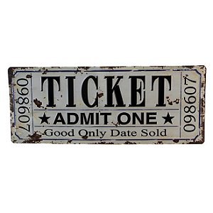 Placa Ticket