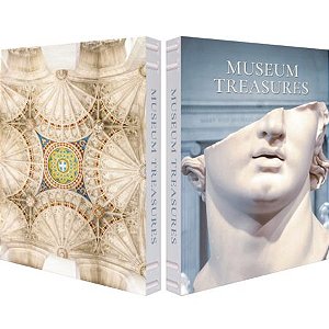 Livro Caixa MUSEUM TREASURES - Madeira 30x23x4cm