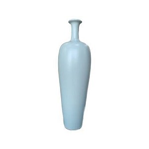 Vaso SLIM CINZA - Cerâmica 15x15x50cm