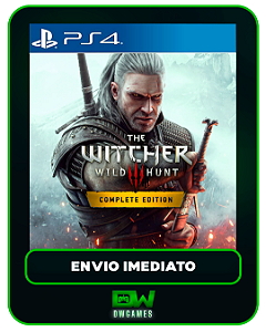 The Witcher 3 - PS4 - Edição Padrão - Mídia digital