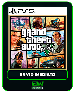 Grand Theft Auto V - PS5 - GTA 5 - Edição Padrão - Mídia Digital