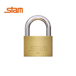 Cadeado segurança Stam original Latao 20mm a 50mm Tamanho:50MM (CAD.STAM.50MM)