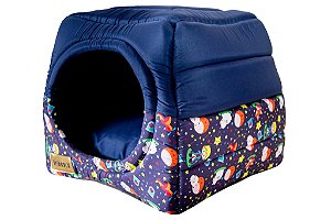 Cama Iglu e Toca Para Cachorro Luppet Luxo Pequeno Príncipe