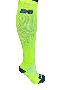 Meias UseDD Meião Cano Longo Amarelo Flúor  Nº 34 A 39