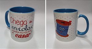 Caneca de alta durabilidade em polímero, estampada para o "Dia dos Namorados"
