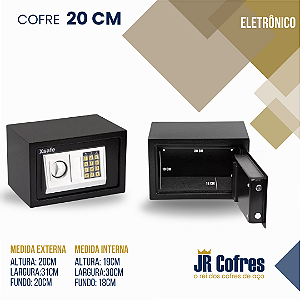 Cofre 20cm Eletrônico