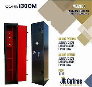 Cofre 130cm mecânico