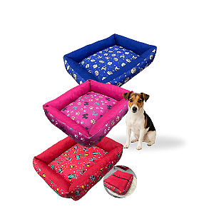 Cama Quadrada Para Cachorro Oxford Confortável