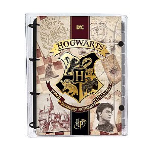 Fichário Universitário DAC Harry Potter - PVC Cristal