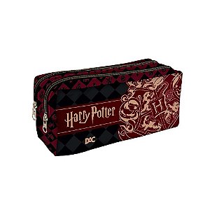 Estojo Duplo DAC Em Tecido Harry Potter