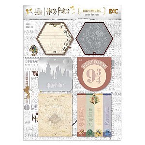 Acessório Para Fichário DAC Universitário Harry Potter Com 6 Bloquinhos