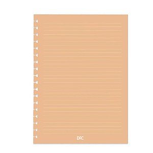 Refil De Folhas DAC Reposicionáveis Laranja Para Caderno Smart Colegial