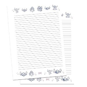 Refil De Folhas DAC Para Fichário Universitário Stitch