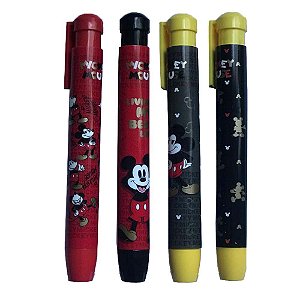 Caneta Borracha MOLIN Com Acionamento Retrátil New Mickey
