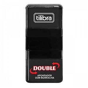Apontador Tilibra 1 Furo Com Depósito e Borracha Double