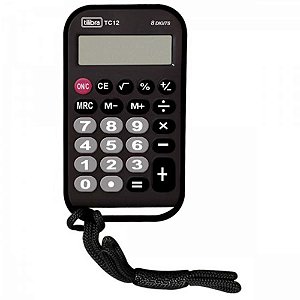 Calculadora De Bolso TILIBRA TC12 8 Dígitos Média