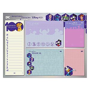 Bloquinhos De Anotações Disney Com 5 Modelos - 20 Fls Cada DAC