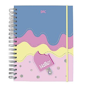 Caderno Smart Mini Hello! Com 80 Fls Reposicionáveis 90g DAC