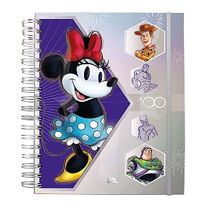 Caderno Smart Mini Disney Com 80 Fls Reposicionáveis 90g DAC