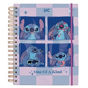 Caderno Smart Colegial Stitch Com 80 Fls Reposicionáveis 90g DAC