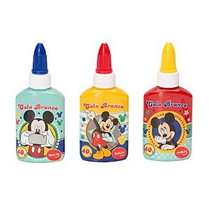 Cola Branca Líquida Mickey Mouse Disney Molin - Cada