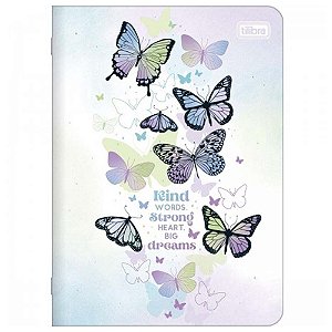 Caderno Grampeado Flexível 1/4 Daisy C/32 Folhas Tilibra