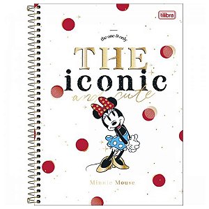 Caderno Universitário Minnie Core 1 Matéria C/80 Folhas Tilibra