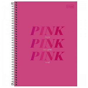 Caderno Universitário Love Pink 1 Matéria C/80 Folhas Tilibra