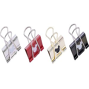 Binder Clips 32mm Mickey Mouse Com 4 Unds Molin