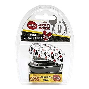Mini Grampeador Com Grampos Mickey Mouse Molin