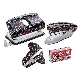 Kit Office Desk Minnie Mouse - Blister Com 4 Peças Molin