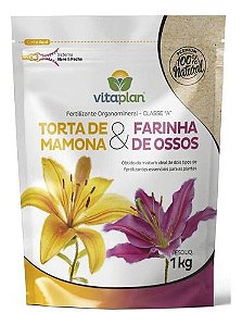 Fertilizante Torta De Mamona + Farinha De Osso 1kg Nutriplan