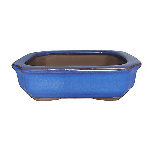 Vaso Cerâmico Para Bonsai Retangular Literato 16x12x4,5cm 63lr