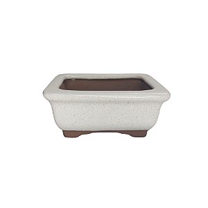 Vaso Cerâmico Para Bonsai Retangular Literato 10x8x4cm 59lr