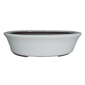 Vaso Cerâmico Para Bonsai Oval Literato 26x20x6,8cm 219lo