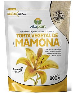 Adubo Orgânico Torta Vegetal De Mamona Vitaplan 800g