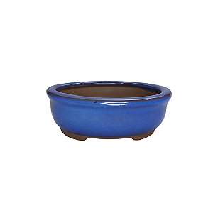 Vaso Cerâmico Para Bonsai Oval Literato 12x9x4,4cm 205lo