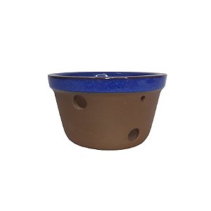 Vaso Cerâmico Orquídea Redondo Literato D.12 x A.7cm 10LOR
