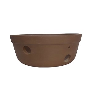 Vaso Cerâmico Orquídea Redondo Literato D.22,5XA.8,5cm 25LOR