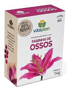 Fertilizante Mineral Farinha De Ossos Vitaplan 1kg