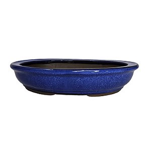 Vaso Cerâmico Para Bonsai Oval Literato 33x24x7cm 229lo