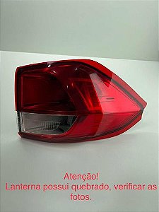 Lanterna Ford Ecosport 2014 A 2018 Esquerdo Quebrado