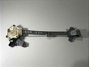 Maquina De Vidro Honda Civic 2012 A 2015 Traseira Esquerda