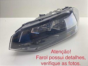 Farol Virtus Polo 2018 A 2021 Detalhe Quebrado