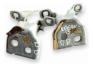 Dobradiças Porta Dianteira Direita Renault Logan 2007 A 2013