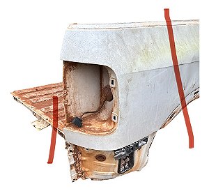 Retalho Lateral Traseira Direita Volkswagen Saveiro G7 G8