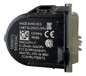 Sensor Pressão Pneus Gm Cruze 2017 A 2021 13598773