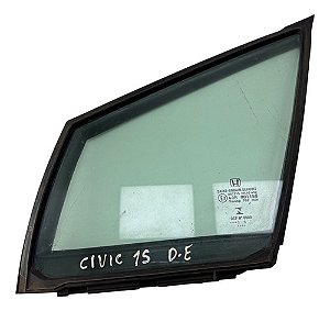 Vidro Fixo Porta Dianteira Esquerda Honda Civic 2012 A 2016