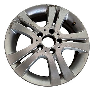 Roda Aro 16 Mercedes B170 B180 2008 A 2012 Detalhe Prateado