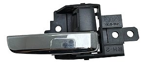 Maçaneta Interna Traseira Direita Outlander 2014 A 2018 Prateado Traseira